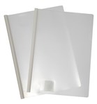 Colby A4 Clear Cover with Spine CLEAR