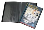 Colby A4 10pg Insert Front Cover Display Book BLACK