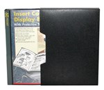 Colby A4 60pg Insert Front Cover Display Book with Slipcase BLACK
