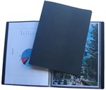 Colby Economy Fixed Pocket A4 Display Book with 20 Pockets Black