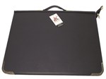 Colby Art Zippered A3 PVC Portfolio BLACK
