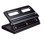 KW by Colby KW Heavy Duty Three Hole Punch BLACK