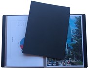 Colby Economy Fixed Pocket A4 Display Book with 30 Pockets Black