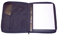 Zippered with 2 Ring Binder